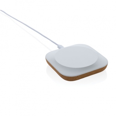 Logotrade promotional products photo of: Oregon RCS recycled plastic and cork 10W wireless