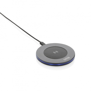 Logo trade promotional product photo of: Terra RCS recycled aluminium 10W wireless charger