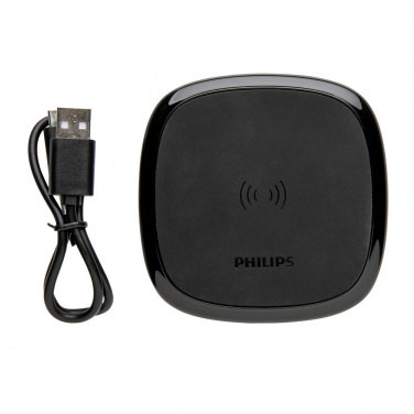 Logo trade business gifts image of: Philips 10W Qi wireless charger