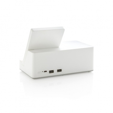 Logo trade promotional gifts image of: Ontario 5W wireless charger with speaker