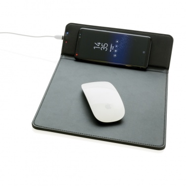 Logotrade promotional item picture of: Mousepad with 5W wireless charging