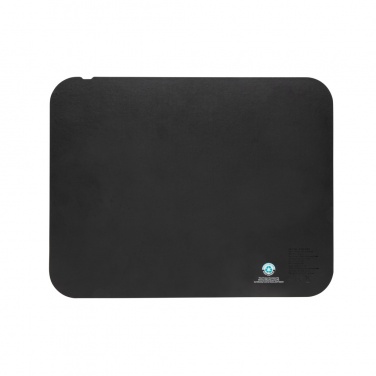 Logo trade promotional giveaways picture of: Swiss peak RCS recycled PU 15W 3 in 1 charging mousepad