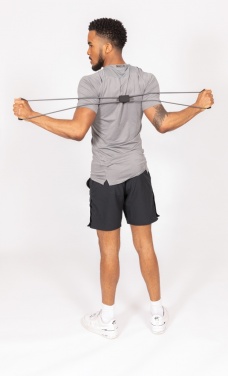 Logo trade promotional merchandise photo of: Fitness 8 shape exercise band in pouch