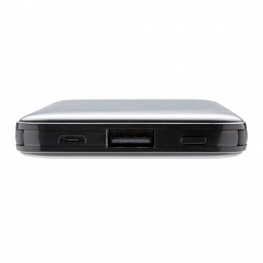 Logo trade promotional products picture of: 5.000 mAh Pocket Powerbank with integrated cables