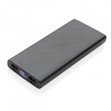 Logo trade promotional gifts image of: Aluminium 18W 10.000 mAh PD Powerbank