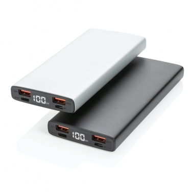 Logo trade promotional merchandise picture of: Aluminium 18W 10.000 mAh PD Powerbank