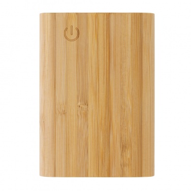 Logotrade promotional products photo of: Bamboo 5.000 mAh powerbank