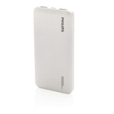 Logo trade promotional items picture of: Philips 10.000 mAh slim powerbank