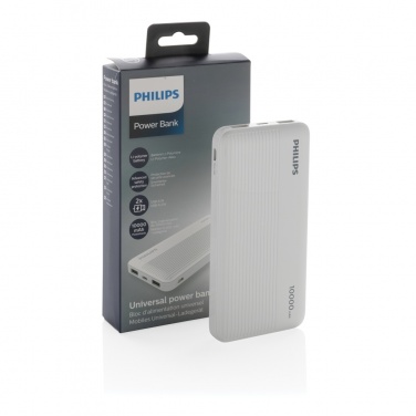 Logotrade corporate gifts photo of: Philips 10.000 mAh slim powerbank
