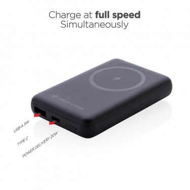 Logo trade business gifts image of: Urban Vitamin Los Altos RCS rplastic 5000mah powerbank