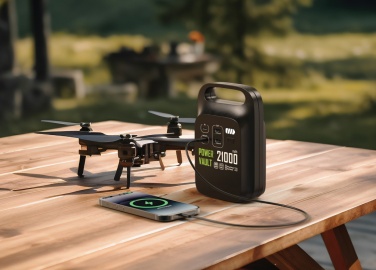 Logotrade advertising product image of: Power Vault RCS rplastic 21000 mAh portable power station