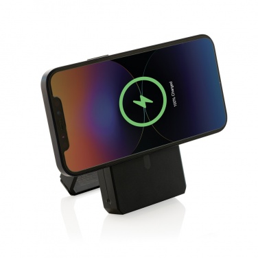 Logotrade promotional gifts photo of: Skywave RCS rplastic solar powerbank 5000 mAh 10W wireless