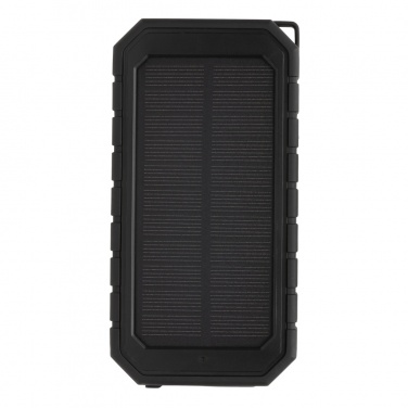 Logo trade promotional products picture of: RCS recycled plastic Solar powerbank with 10W Wireless