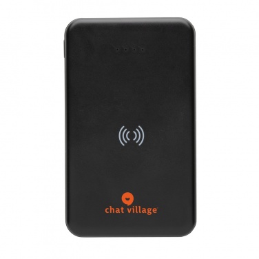 Logotrade promotional merchandise image of: RCS recycled plastic 5.000 mAh 5W wireless powerbank