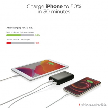 Logotrade corporate gifts photo of: Urban Vitamin Alameda 10.000 mAh 18W PD powerbank