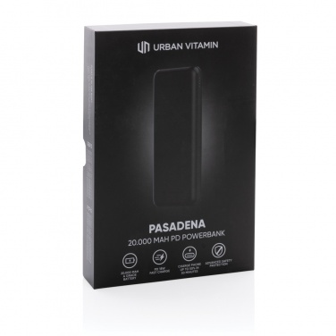 Logotrade advertising products photo of: Urban Vitamin Pasadena 20.000 mAh 18W PD powerbank