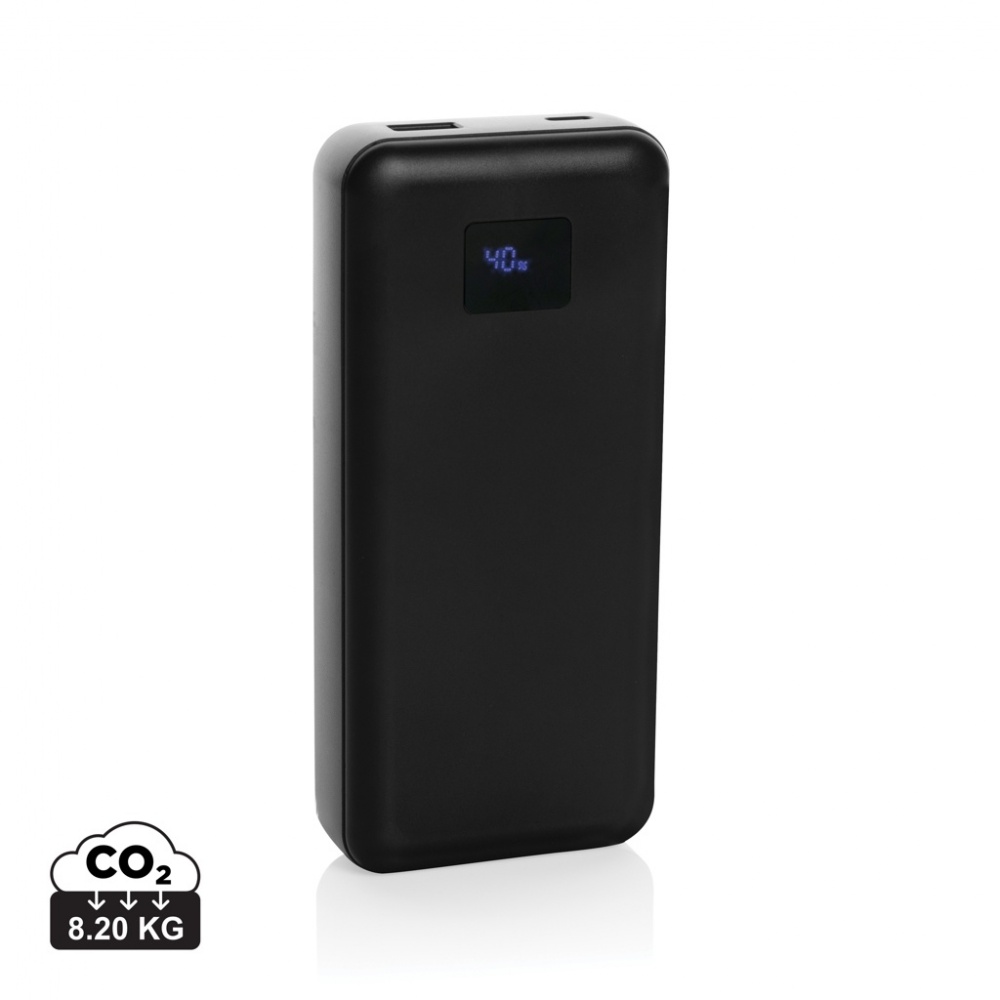 Logo trade promotional gifts picture of: Gridley RCS rplastic 20000 65W laptop powerbank