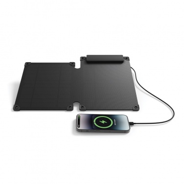 Logo trade promotional giveaway photo of: Solarpulse rplastic portable Solar panel 10W