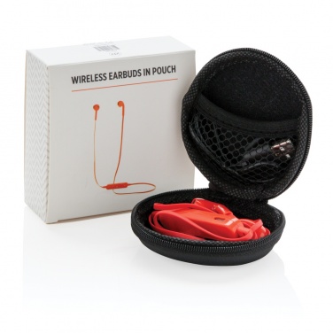 Logotrade corporate gift picture of: Wireless earbuds in pouch