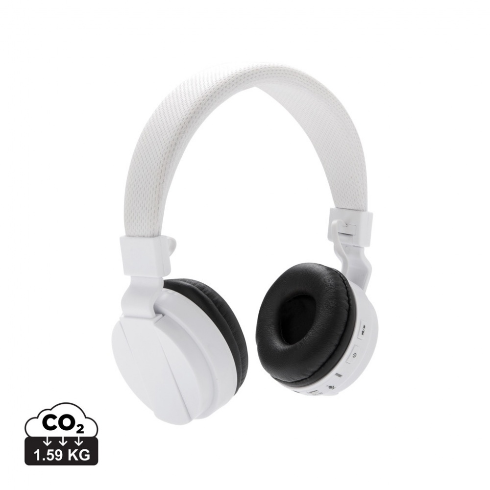 Logo trade promotional gifts picture of: Foldable wireless headphone