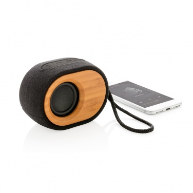 Logo trade corporate gifts image of: Bamboo X  speaker