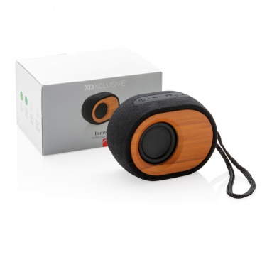 Logo trade promotional gifts picture of: Bamboo X  speaker