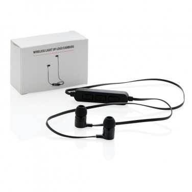 Logotrade promotional item picture of: Light up logo wireless earbuds