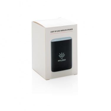 Logotrade promotional product picture of: Light up logo wireless speaker
