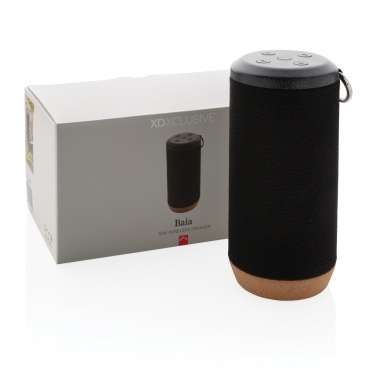 Logotrade corporate gift picture of: Baia 10W wireless speaker, cork
