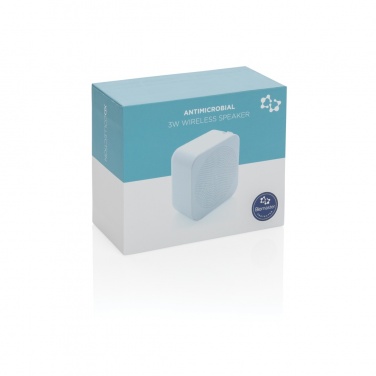 Logo trade promotional giveaways image of: 3W antimicrobial wireless speaker