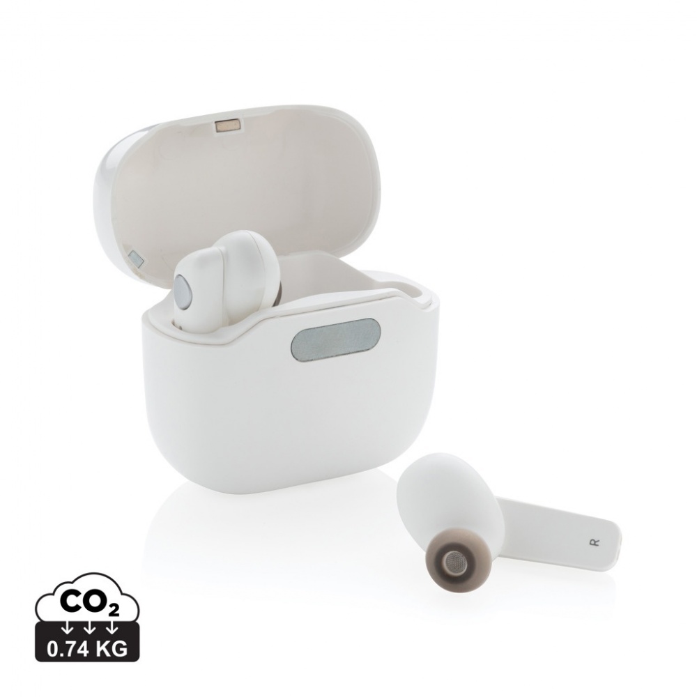 Logotrade promotional giveaway image of: TWS earbuds in UV-C sterilising charging case