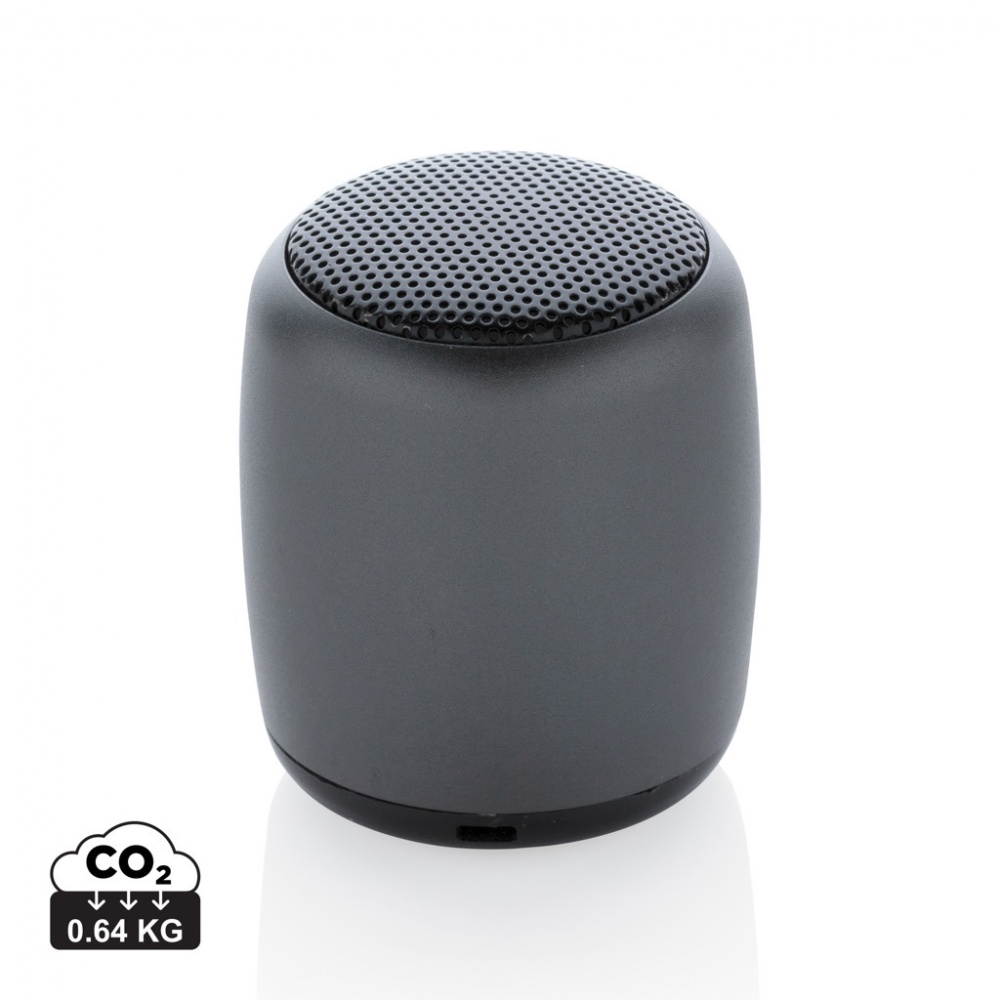 Logo trade corporate gift photo of: Mini aluminium wireless speaker