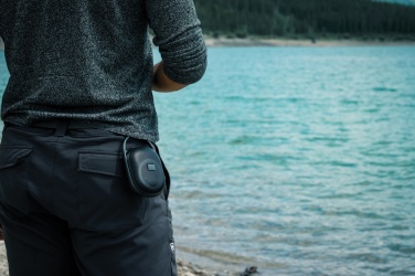 Logo trade promotional merchandise picture of: RCS recycled plastic Lightboom 5W Clip speaker