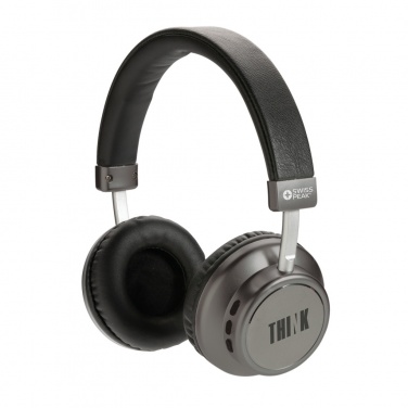 Logo trade advertising products image of: Swiss Peak wireless headphone V3