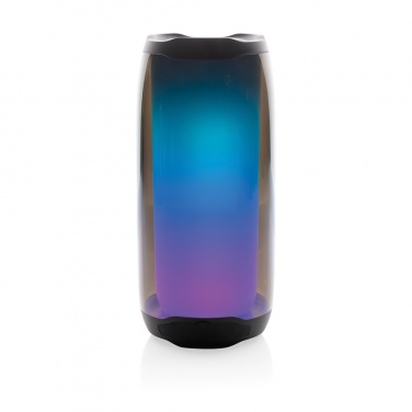 Logo trade promotional merchandise photo of: RCS recycled plastic Lightboom 10W speaker