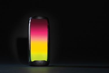 Logotrade promotional item image of: RCS recycled plastic Lightboom 10W speaker