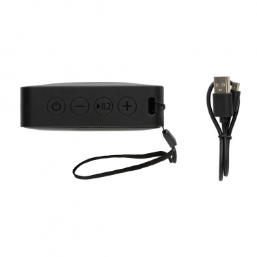 Logo trade promotional products image of: Urban Vitamin Vallejo RCS rplastic 3W speaker IPX 7