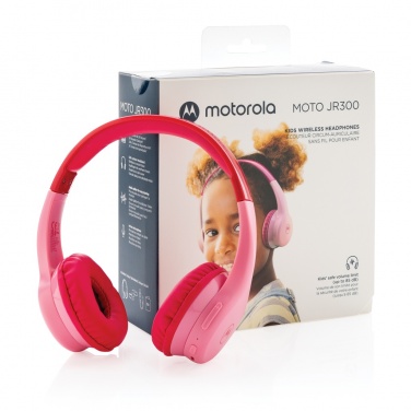 Logo trade corporate gifts image of: Motorola JR 300 kids wireless safety headphone