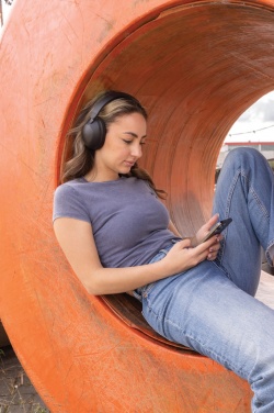 Logo trade promotional giveaways image of: Urban Vitamin Cupertino RCS rplastic ANC headphone