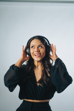 Logotrade promotional gifts photo of: Urban Vitamin Cupertino RCS rplastic ANC headphone