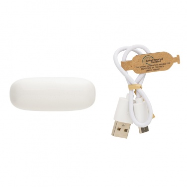 Logotrade promotional gifts photo of: RCS recycled plastic Liberty Pro wireless earbuds