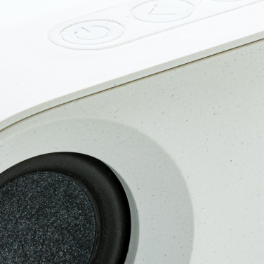 Logo trade promotional item photo of: Oregon RCS recycled plastic and cork 10W speaker