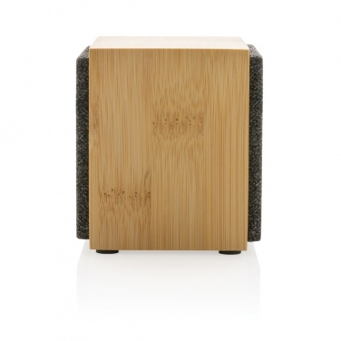 Logo trade promotional giveaways image of: Wynn 5W bamboo wireless speaker