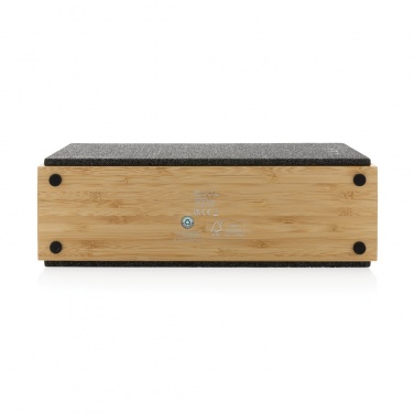 Logotrade promotional item picture of: Wynn 20W bamboo wireless speaker