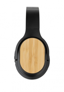 Logotrade promotional merchandise photo of: RCS and bamboo Elite Foldable wireless headphone