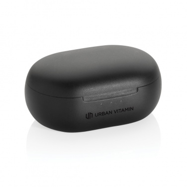 Logo trade corporate gifts image of: Urban Vitamin Gilroy hybrid ANC and ENC earbuds