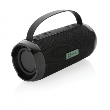 Logo trade promotional items picture of: RCS recycled plastic Soundboom waterproof 6W speaker