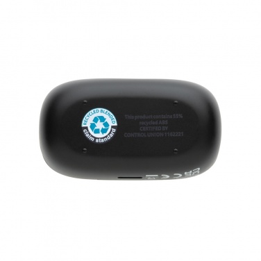 Logo trade promotional merchandise picture of: Urban Vitamin Palm Springs RCS rplastic ENC earbuds