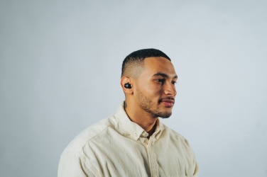 Logo trade promotional merchandise picture of: Urban Vitamin Palm Springs RCS rplastic ENC earbuds