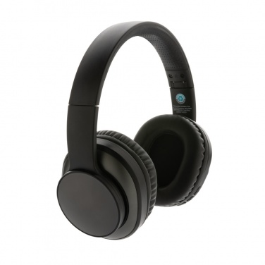 Logo trade corporate gift photo of: Terra RCS recycled aluminium wireless headphone